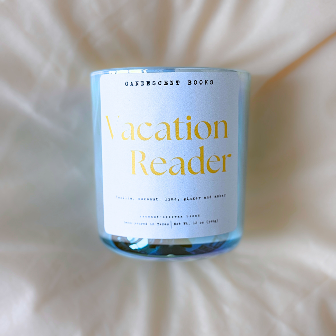 Vacation Reader 12oz Wood Wick Candle